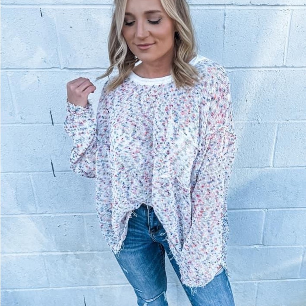 Multicolor Knit Sweater - Picture 2 of 2